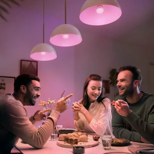 Philips Hue krone pære E14 4,3W hvid/farve ambiente 2 pak