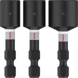 Bosch PRO topnøglesæt magnet, 8x50, 10x50, 13x50 mm, 3 stk.