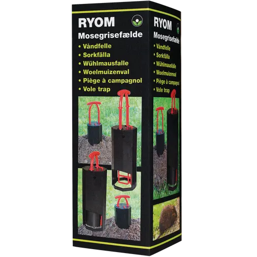 Mosegrisefælde 1 stk. inkl. hulbor