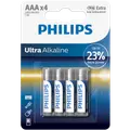 Philips Ultra alkaline LR03/AAA batteri 4 stk.