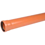 Wavin kloakrør PVC-ML rød 160x1000 mm