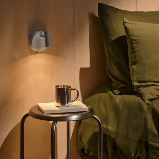 Nordlux væglampe Omari Round LED hvid