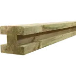 Systemhegn H-stolpe trykimprægneret 97x97 mm længde 2,7 m