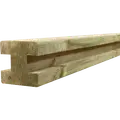 Systemhegn H-stolpe trykimprægneret 97x97 mm længde 2,7 m