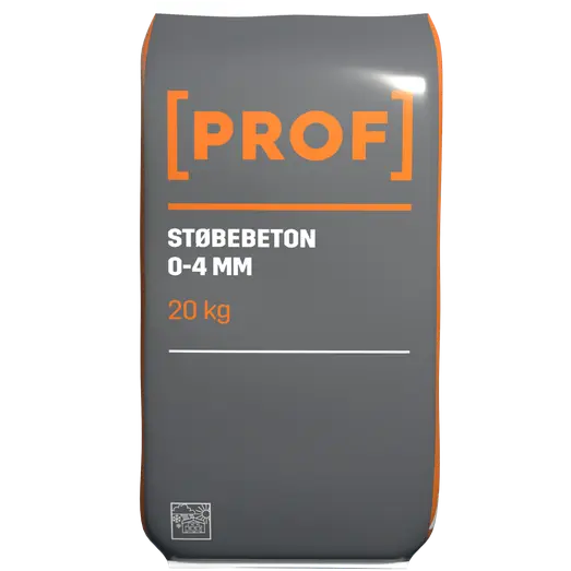Prof støbebeton 0,4 mm 20 kg