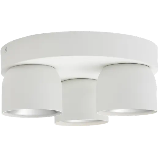 Nordlux Pitcher 3-rondel spotlight GU10 hvid