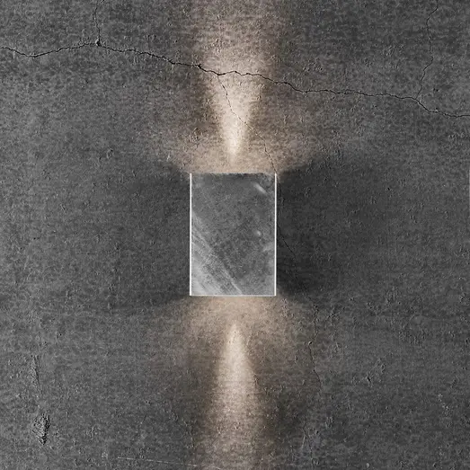 Nordlux Fold 10 udendørs LED væglampe galvaniseret 