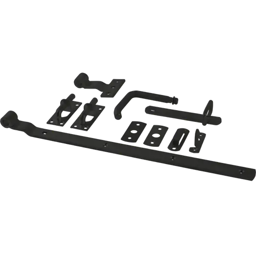 PLUS Silence enkeltlåge 100×170 cm sort inkl. sort beslag