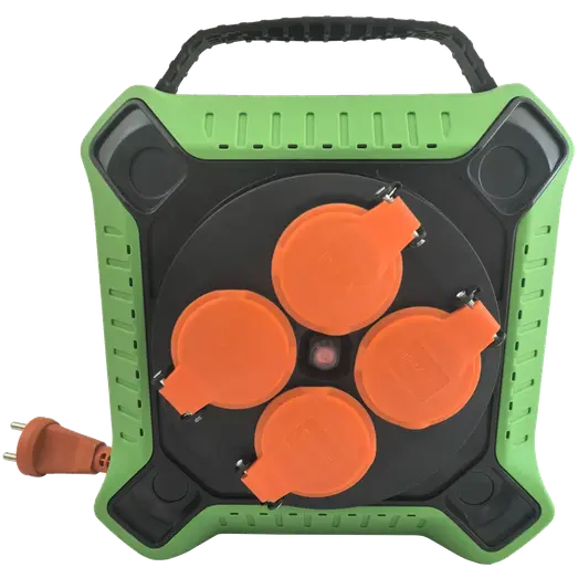 Bandit kabeltromle lukket med 4 udtag 25 m