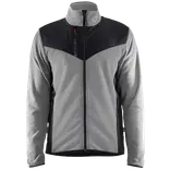 Blåklæder strikket softshell jakke antracit gråmeleret/sort