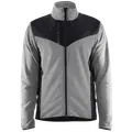Blåklæder strikket softshell jakke antracit gråmeleret/sort