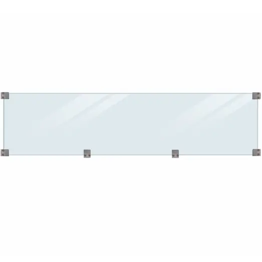 PLUS Klink Profilhegn m/glas 174×163 cm