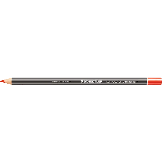 Staedtler permanent fedtblyant rød