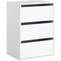 Verona skuffeindsats m/3 skuffer hvid
