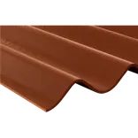 Swisspearl bølgeplade B7 HJ/HU 1100x570 mm rødbrun