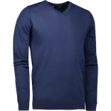 ID herre pullover kongeblå melange