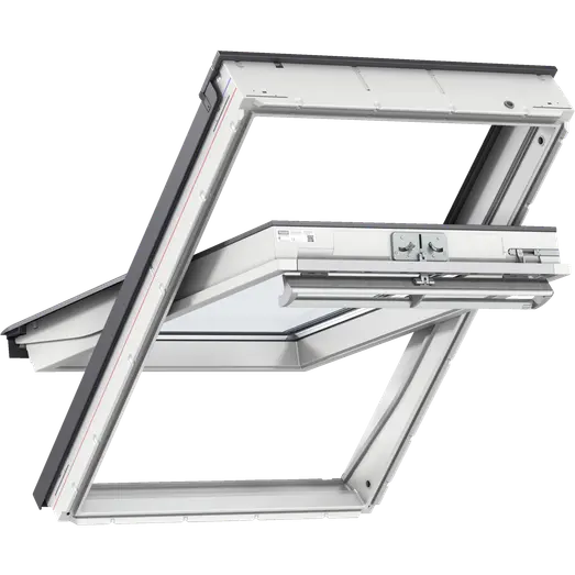 Velux GGU 0068 manuelt vippevindue 3 lags, hvid polyurethan