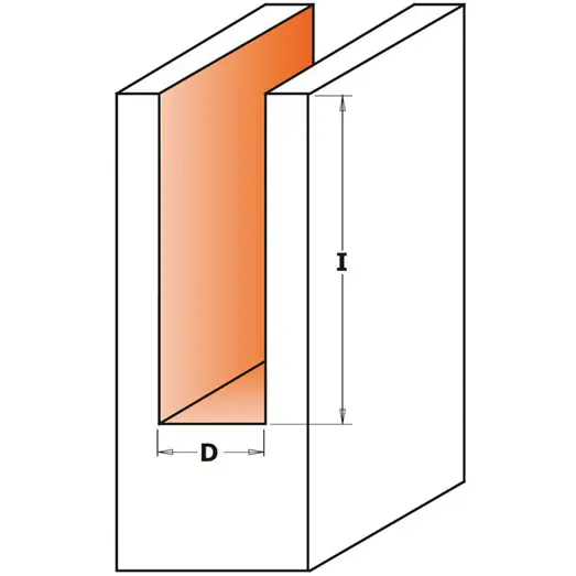 CMT HM Ø10x31/60 mm K8 notfræsejern