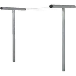 Plus PIPE Tørrestativ 130x520 cm. Højde 200 cm. over jord