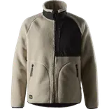 Snickers 8016 fiberpelsjakke lys sand/sort