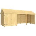 Plus Classic Multi Havehus 14,5 m² 3 moduler m/enkeltdør og åben front