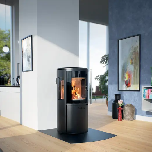 Varde Nordic 7 Air brændeovn sort