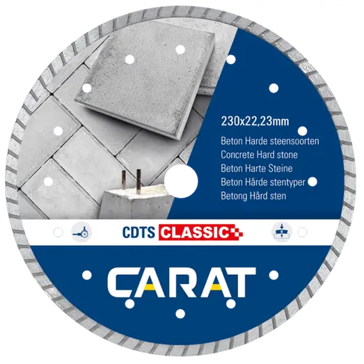 Carat diamantklinge CDTS med turbosegment 230 mm