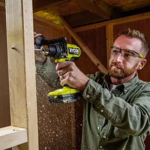 Ryobi RPD18X1-2C52S 18V ONE+ slagbore-/skruemaskine 1x2,0+1x5,0 Ah batteri/lader