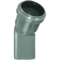 Bøjning PP 32 mm grå