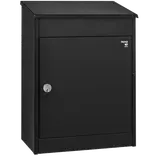 ME|FA Bosca 406 pakkepostkasse sort struktur 390x530x225 mm