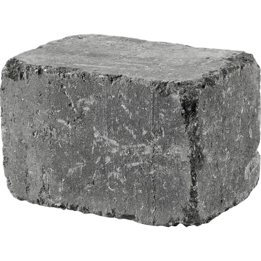 IBF Holmegaardsten kantblok m. lige kant, 14x21x14 cm, antracit