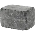 IBF Holmegaardsten kantblok m. lige kant, 14x21x14 cm, antracit