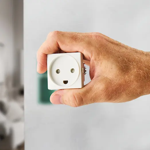 FESH SWITCH Curveline stikudtag 1,0 m/jord hvid