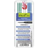 PICA dry refill stifter murersæt 3 blå + 2 hvid  + 3 grøn