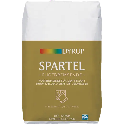Dyrup spartel fugtbremsende 5 kg