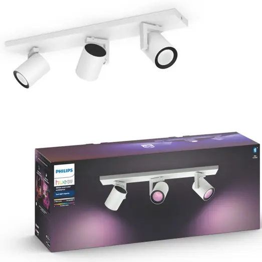 Philips Hue Argenta tre spots GU10 LED