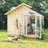 Plus redskabsrum/drivhus ubehandlet 6,6 m²