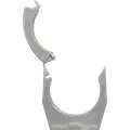Rørholder plast 32 mm 2 stk.