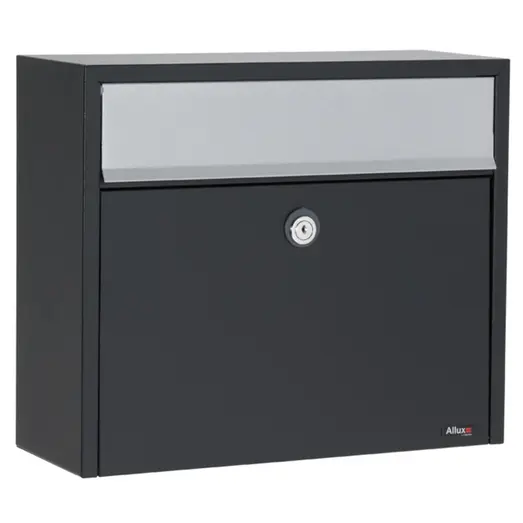 Allux LT150S postkasse med cylinderlås - sort