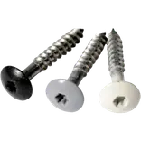 Etex facadeskrue I-FIX A2 grå ral 7047, 4,8 mm