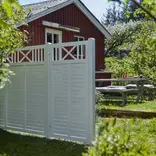 Plus Nostalgi hegn 90x180 cm hvid