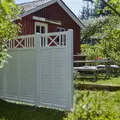 Plus Nostalgi hegn 90x180 cm hvid