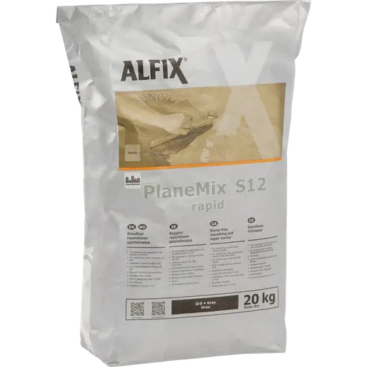 Alfix PlaneMix S12 rapid 20 kg grå