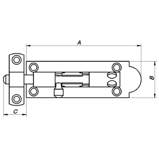 PN skudrigle 105 mm. elforzinket