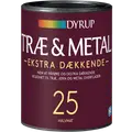 Dyrup træ og metal ekstra dækkende 25 hvid