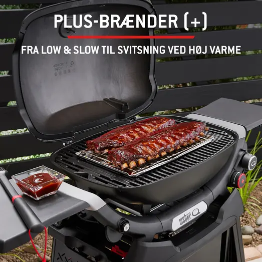 Weber® Q3200N+ gasgrill inkl. vogn