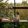 Halls Integreret Foldbar Lamelbord - ICON Gardenhouse 6, 8,6 m² (6' x 10')