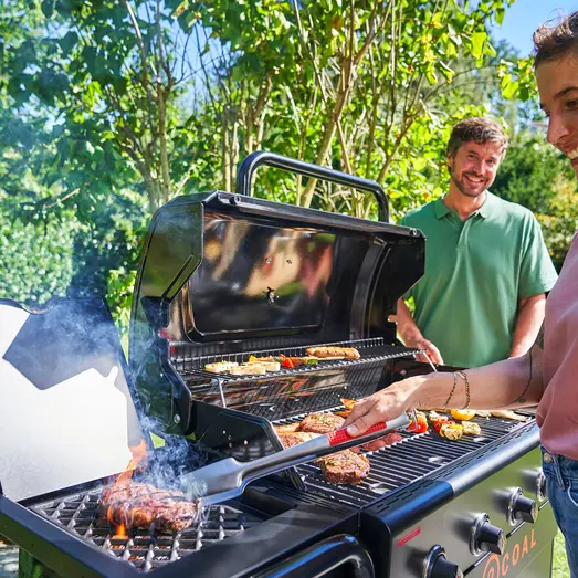 Char-Broil Gas2Coal Special Edition 4 - hybridgrill (gasgrill/kulgrill) med 4 brændere