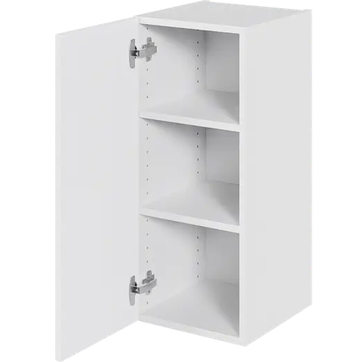 Multi-Living overskab hvid folie m/2 hylder