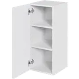 Multi-Living overskab hvid folie m/2 hylder